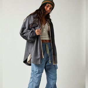 Brand new washed black Free People Ruby Jacket, tag attached.